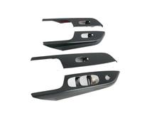 Rdtnvc Interior Trim Interior Accessories Gear Shift Panel Inner Door Handle Cover Trim Frame for Nissan for Navara NP300 ST 2014-2020(A Window Switch LHD)