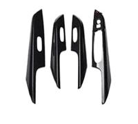 Rdtnvc Interior Trim Interior Accessories Gear Shift Panel Inner Door Handle Cover Trim Frame for Nissan for Navara NP300 ST 2014-2020(B Window Switch LHD)