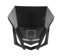 Rdtnvc Motorcycle Lights LED For SUZUKI DRZ RMZ RM 85 125 250 Universal Motocross Tuning Parts Dirt Bike Headlight(Carbon fibre)