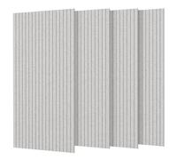 Rdutuok 4 Pack Large Acoustic Panel, 47.2'' x 23.6'' x 0.35'' Self-Adhesive Sound Proof Panels,Sound Absorbing Panel Decorative Noise Canceling Wall Panels for Recording Studio Office,Grey