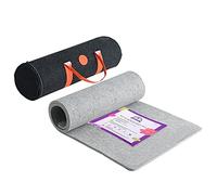 Rdutuok 60 x 22 inches Wool Pressing Mat for Quilting Large Size New Zealand Wool Mat with Scissors, Tape,Felt Storage Case,Iron Rest pad and 40Pcs Sewing Pins