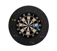 Rdutuok Dart Board Wall Protectors 0.5" Thick Self-Adhesive Dart Board Surround Backing Tiles Heavy Duty Backboards Felt Wall Protection for Man Cave, Party & Game Room