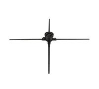RDVXI 3D Holographic Fan, 3D Holographic Advertising Machine 1600P 4 Leaf 1024 LED Beads 85cm Diameter Holographic LED Fan Projector