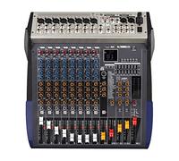 RDVXI Audio Mixer, 8/16 Channel Mixer Stage Performance Family KTV Live USB Mixer Mixer MP3 Playback Dj Controller(8 channel)