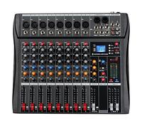 RDVXI Audio Mixer, Dj Controller Mixer Sound Mixing Table Card Professional Pc Digital Consoles Interface Console Pro Equipment 8 Channel