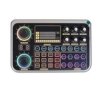 RDVXI Audio Mixer, Live Stream Sound Card Kit PC Recording Interface Mixer with Microphone for Broadcast