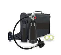 RDVXI Scuba Tank, Wading Outdoor Sporting Goods Portable Travel Diving Full Set Of Diving Glasses(Nero)
