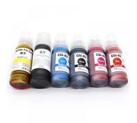 RDWQDGJG 6PCS GI-83 GI83 Compatible Dye Ink Refill Kit Works With G610 G510 G620 G540 G640 G550 G650 G670 G570 Printers 70ml Per Bottle