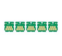 RDWQDGJG Compatible Maintenance Box Tank Chip C13S210125 S2101 SC23MB For SureColor F100 F130, F160 F170 SC-100 SC-F160 SC-F170 Printers(5 Piece)