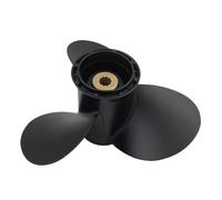 RDWQDGJG Propeller 9.25x9 3 Aluminum Black 10 Spline R Rotation Compatible With Marine Vessel Models Outboard Engine Models Boat Models 8HP-20Hp For Part Number 58100-93723-019