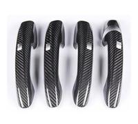 RDWSPLI Car Door Handle Cover Compatible with Benz for A B C Class W177 X247 W205 Full Carbon Fiber Door Handle Cover Trim 4 Door 5 Pieces LHD RHD Automotive Accessories