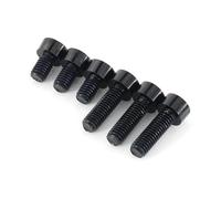 RDWSPLI Motorcycle Bolts Nuts Set Compatible With For ZX-14 For EX300R For ZZR600 Motorcycle Alloy Petrol Gas Tank Cover Cap Bolts Screws Motorbike Battery Terminal Screws(Black)