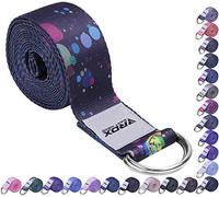 RDX 8ft Yoga Strap with D-Ring Buckle, Durable Polyester Cotton Adjustable Belts for Stretching Pilates Dance Gymnastics Fitness Holding Poses Flexibility Physical Therapy, Home Gym Exercise Workout