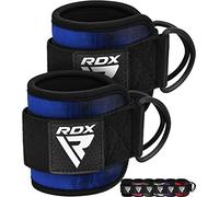 RDX Ankle Straps for Cable Machines - 7MM Neoprene Padded 10"x4" Adjustable Gym Cuffs with Dual D-Rings - Weight Attachments for Wrist Glutes Leg Kickbacks Hip Abduction Strength Workouts - Men Women