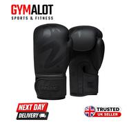 RDX Boxing Gloves Black F15 Sparring Training Kickboxing Punch Bag MMA Gym