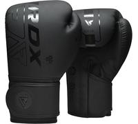 RDX Boxing Gloves, Pro Training Sparring, Maya Hide Leather, Muay Thai MMA Kickboxing, Men Women Adult, Heavy Punching Bag Mitts Focus Pads Workout, Ventilated Palm, Multi Layered, 8 10 12 14 16 18 Oz