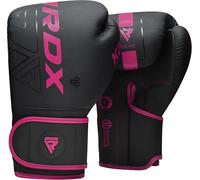 RDX Boxing Gloves, Pro Training Sparring, Maya Hide Leather, Muay Thai MMA Kickboxing, Men Women Adult Kids, Heavy Punching Bag Mitts Pads Workout, Ventilated Palm Multi Layered 4 6 8 10 12 14 16 18Oz