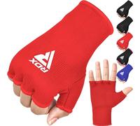 RDX Boxing Hand Wraps Inner Gloves for Punching - Half Finger Elasticated Bandages under Mitts Fist Protection - Great for MMA, Muay Thai, Kickboxing, Martial Arts Training, Combat Sports