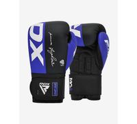 Rdx Sports Rex F4 Leather Artificial Boxing Gloves Blue,Black 10 oz