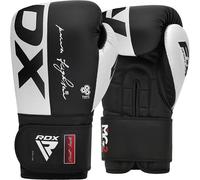 RDX F4 Boxing Sparring Gloves Hook & Loop RDX SPORTS White 14oz