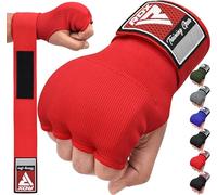 RDX Gel Boxing Hand Wraps Inner Gloves for Men Women, Quick 100cm Long Wrist Straps, Elasticated Padded Fist Hand Protection, Muay Thai MMA Martial Arts Punching Speed Bag Training Under Mitt Bandages