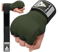 RDX Gel Boxing Hand Wraps Inner Gloves for Men Women, Quick 100cm Long Wrist Straps, Elasticated Padded Fist Hand Protection, Adults Kids, Muay Thai MMA Martial Arts Training Under Mitt Bandages
