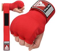 RDX Gel Boxing Hand Wraps Inner Gloves for Men Women, Quick 100cm Long Wrist Straps, Elasticated Padded Fist Hand Protection, Muay Thai MMA Martial Arts Punching Speed Bag Training Under Mitt Bandages
