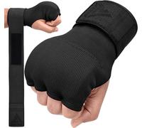 RDX Gel Boxing Hand Wraps Inner Gloves for Men Women, Quick 100cm Long Wrist Straps, Elasticated Padded Fist Hand Protection, Muay Thai MMA Martial Arts Punching Speed Bag Training Under Mitt Bandages