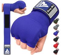 RDX Gel Boxing Hand Wraps Inner Gloves for Men Women, Quick 100cm Long Wrist Straps, Elasticated Padded Fist Hand Protection, Muay Thai MMA Martial Arts Punching Speed Bag Training Under Mitt Bandages