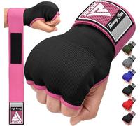 RDX Gel Boxing Hand Wraps Inner Gloves for Men Women, Quick 100cm Long Wrist Straps, Elasticated Padded Fist Hand Protection, Muay Thai MMA Martial Arts Punching Speed Bag Training Under Mitt Bandages