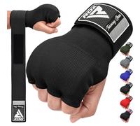 RDX Gel Boxing Hand Wraps Inner Gloves, Quick 100cm Long Wrist Straps, Elasticated, Padded Fist Hand Protection, Muay Thai MMA Martial Arts Punching