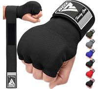 RDX Gel Boxing Hand Wraps Inner Gloves, Quick 100cm Long Wrist Straps, Elasticated, Padded Fist Hand Protection, Muay Thai MMA Martial Arts Punching Speed Bag Training Bandages, Under Mitts Handwraps