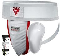 RDX Groin Guard Cup Men, Boxing Kickboxing MMA Muay Thai Sparring Groin Protector, Ventilated Adjustable, Jockstrap Taekwondo, Underwear Jiu Jitsu BJJ Protection, Boys Youth