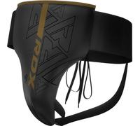 RDX Groin Guard for Boxing, Muay Thai, Kickboxing and MMA Fighting, Maya Hide Leather Abdo Gear for Martial Arts Training, Men Jockstrap Abdominal Protector for Sparring, Taekwondo and Grappling
