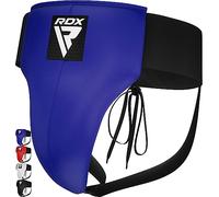 RDX Groin Guard for Boxing, Muay Thai, Kickboxing and MMA Fighting, Maya Hide Leather Abdo Gear for Martial Arts BJJ Training, Jockstrap Abdominal Protector for Karate and Taekwondo, Boys Youth