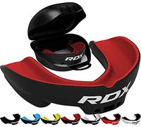 RDX Gum Shield for Boxing MMA Kickboxing Muay Thai Judo Karate - Kids Mouth Guard Mouthpiece Jaw Protector with Case - Martial Arts Football Rugby Hockey BJJ Contact Sports - Junior Below 12 Years