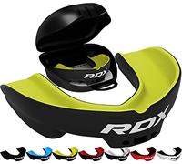 RDX Gum Shield for Boxing MMA Kickboxing Muay Thai Judo Karate - Kids Mouth Guard Mouthpiece Jaw Protector with Case - Martial Arts Football Rugby Hockey BJJ Contact Sports - Junior Below 12 Years