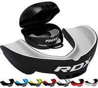 RDX Gum Shield for Boxing MMA Kickboxing Muay Thai Judo Karate - Kids Mouth Guard Mouthpiece Jaw Protector with Case - Martial Arts Football Rugby Hockey BJJ Contact Sports - Junior Below 12 Years