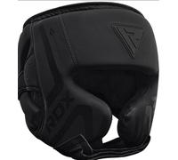 RDX T15 Noir Head Guard Matte Black S - Advanced Cheek Protector for Boxing, MMA & Muay Thai