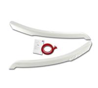 RDX Head light spoilers compatible with Ford Transit (Xenon and black Halogen headlights) 2014- (ABS Gloss White)