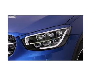 RDX Head light spoilers compatible with Mercedes GLC (X253) 2015-2022 & GLC Coupé (C253) 2016-2023 (ABS)