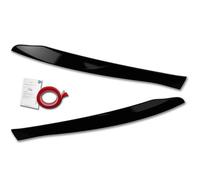 RDX Head light spoilers compatible with Mercedes GLC (X253) 2015-2022 & GLC Coupé (C253) 2016-2023 (ABS Gloss Black)