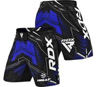 RDX IMMAF Approved MMA Fight and Training Shorts, Lightweight Fabric with Elasticated waistband, Side Slits Design for Full Range Mobility, Suitable for MMA Boxing, Muay Thai, Kickboxing Gym Workout