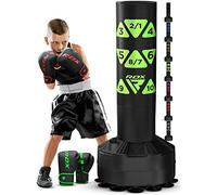 RDX Kids 70KG Free Standing Punch Bag with Gloves & Cover, 4FT Heavy Duty Junior RONIN Target Pedestal Bag Set, Suction Cup Stand Base, Freestanding Kickboxing MMA Boxing Muay Thai Gym Workout