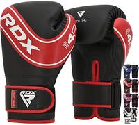 RDX Kids Boxing Gloves, 6oz 4oz Junior Training Mitts, Maya Hide Leather Ventilated Palm, Muay Thai Sparring MMA Kickboxing, Punch Bag Speed Ball Focus Pads Punching Workout, Youth Games Fun