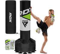 RDX Kids Free Standing Punch Bag with Gloves & Cover - 4FT Junior Pedestal Punching Bag with Stand for Kickboxing Boxing MMA Muay Thai Karate, Heavy Duty Free Standing Bag for Home Gym Fitness Workout