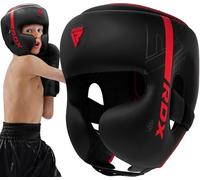 RDX Kids Headguard for Boxing, Adjustable Padded KARA Youth Head Gear for Cheeks, Forehead, MMA Training, Muay Thai, Kickboxing, Sparring, Martial Arts, Karate, Taekwondo Junior Girls Boys Helmet