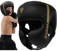RDX Kids Headguard for Boxing, Adjustable Padded KARA Youth Head Gear for Cheeks, Forehead, MMA Training, Muay Thai, Kickboxing, Sparring, Martial Arts, Karate, Taekwondo Junior Girls Boys Helmet