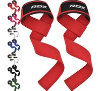 RDX Lifting Straps for Weightlifting - 100% Cotton Heavy Duty Gym Wrist Strap with 5MM Neoprene Padding, 60CM Anti-Slip Hand Grip Wraps for Deadlifts Powerlifting Workouts Strength Training, Men Women