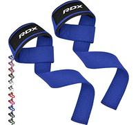 RDX Lifting Straps for Weightlifting - 100% Cotton Heavy Duty Gym Wrist Strap with 5MM Neoprene Padding, 60CM Anti-Slip Hand Grip Wraps for Deadlifts Powerlifting Workouts Strength Training, Men Women